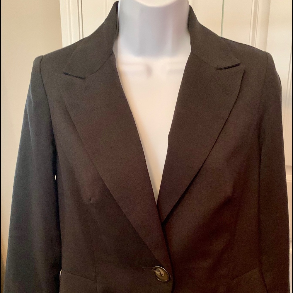 CAbi Charcoal Black Bossy Blazer